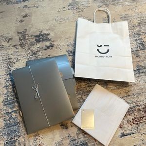 Gift set Nordstrom small -Medium- ish gift box + bag